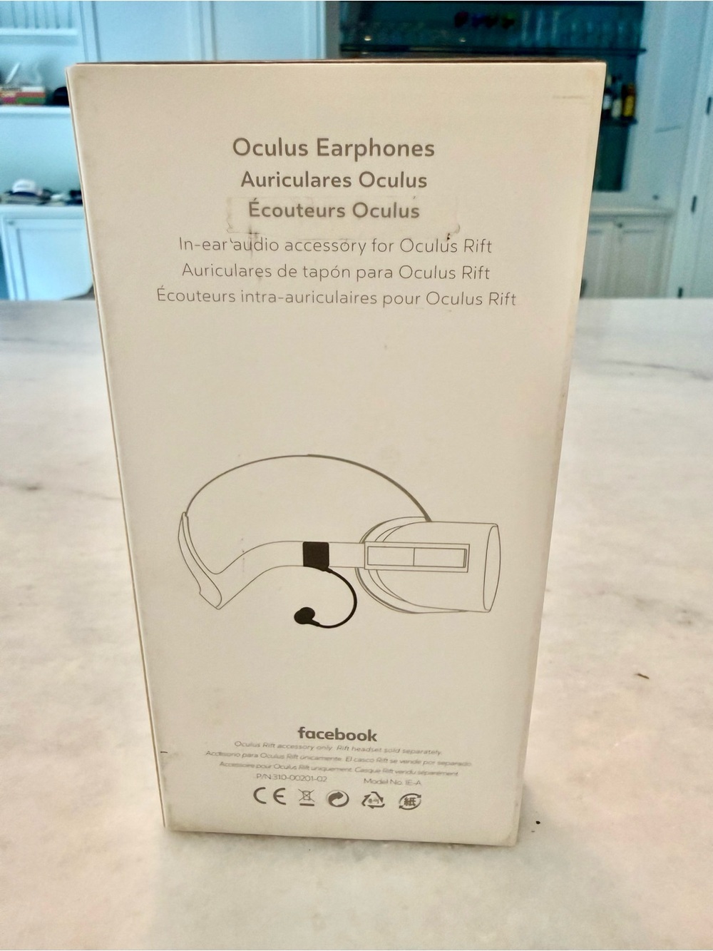 Oculus Rift Earphones (301-00048-02) — OEM In-Ear Audio Accessory for Rift CV1 - Picture 3 of 13